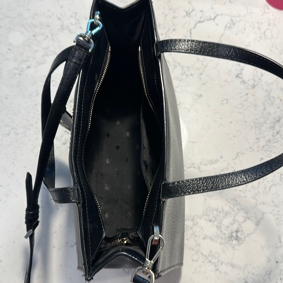 Black leather Kate Spade bag. - Picture 4 of 4